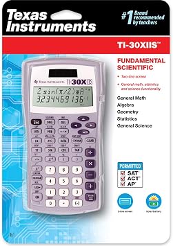 Texas Instruments TI-30X IIS 2-Line Scientific Calculator, Lavender