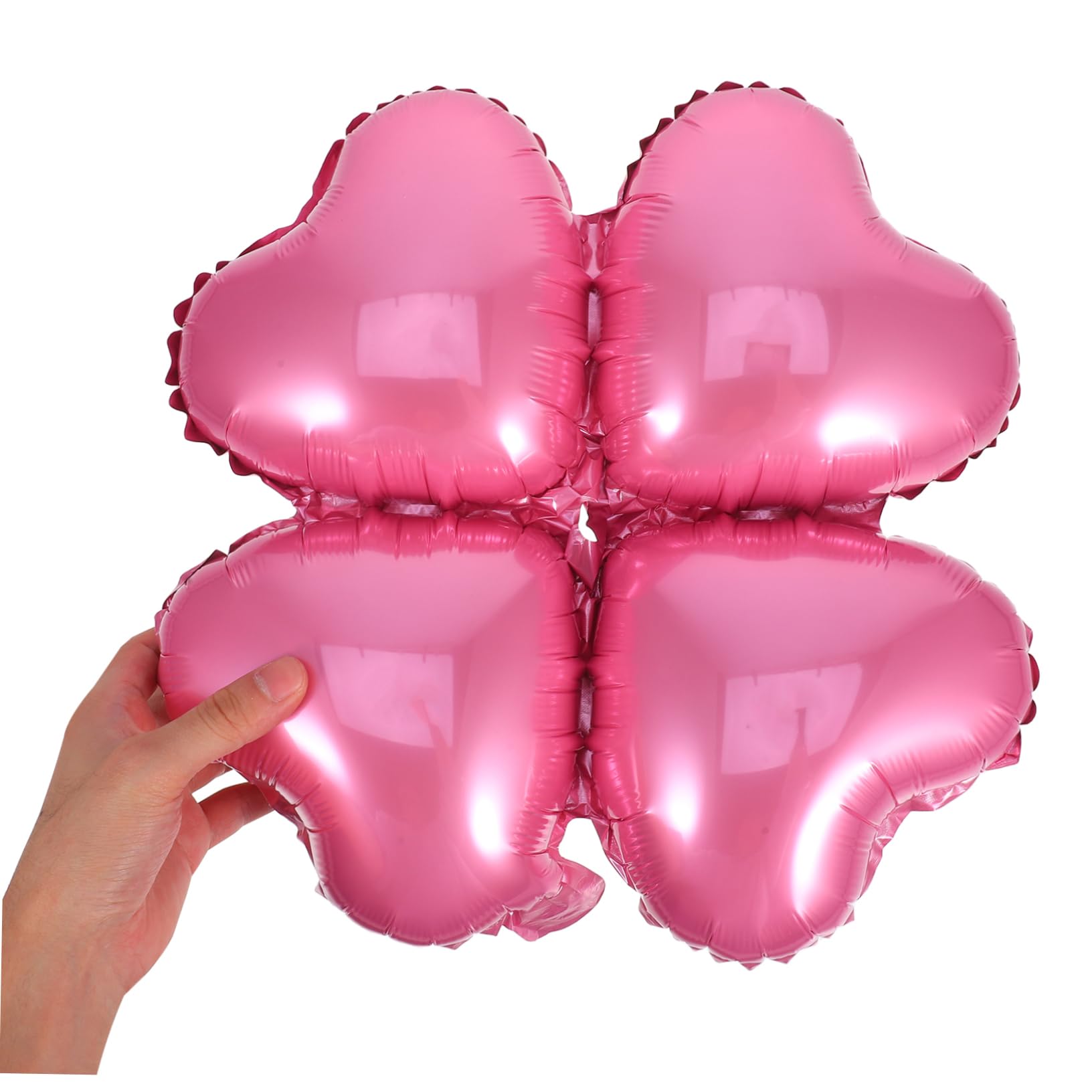 50piezas Globos De Aluminio Corazón Globos Decorativos Para San Valentín Fiesta De Cumpleaños Decorativo De Corazón