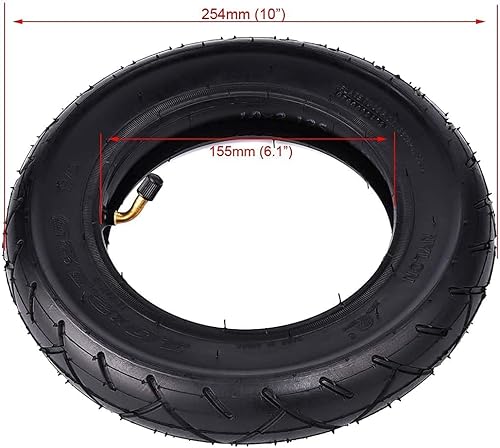Miniatura 2 de GLDYTIMES Neumáticos de scooter de 10 pulgadas 10 x 2.125 reemplazo de neumáticos de scooter para Xiaomi M365  Pro Scooter eléctrico inteligente