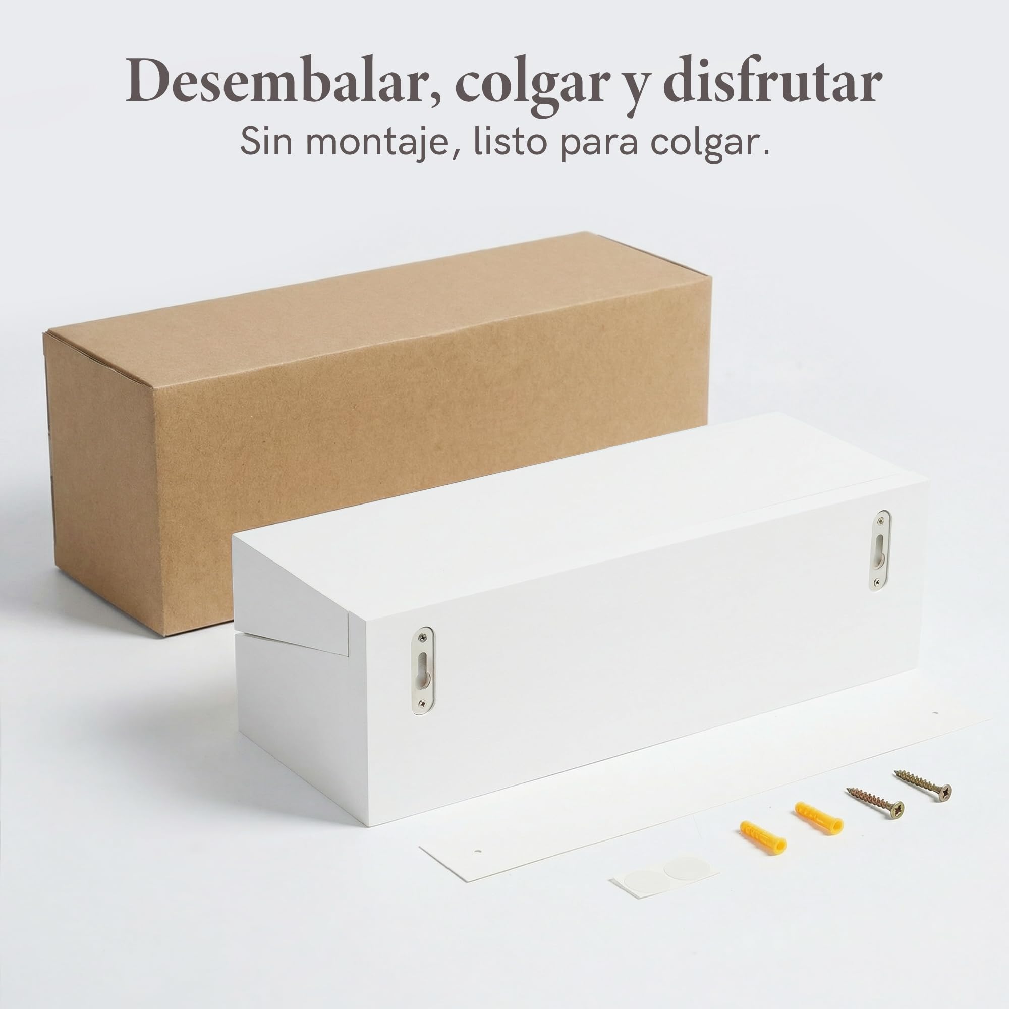 SUMGAR Mesilla de Noche con Estante Blanco - Mesita de Noche Plegable para Cama y Litera - Cajón para Dormitorio y Sala de Estar - Mini Colgante de Pared para Sostenedor de la Bebida,32x12x10cm