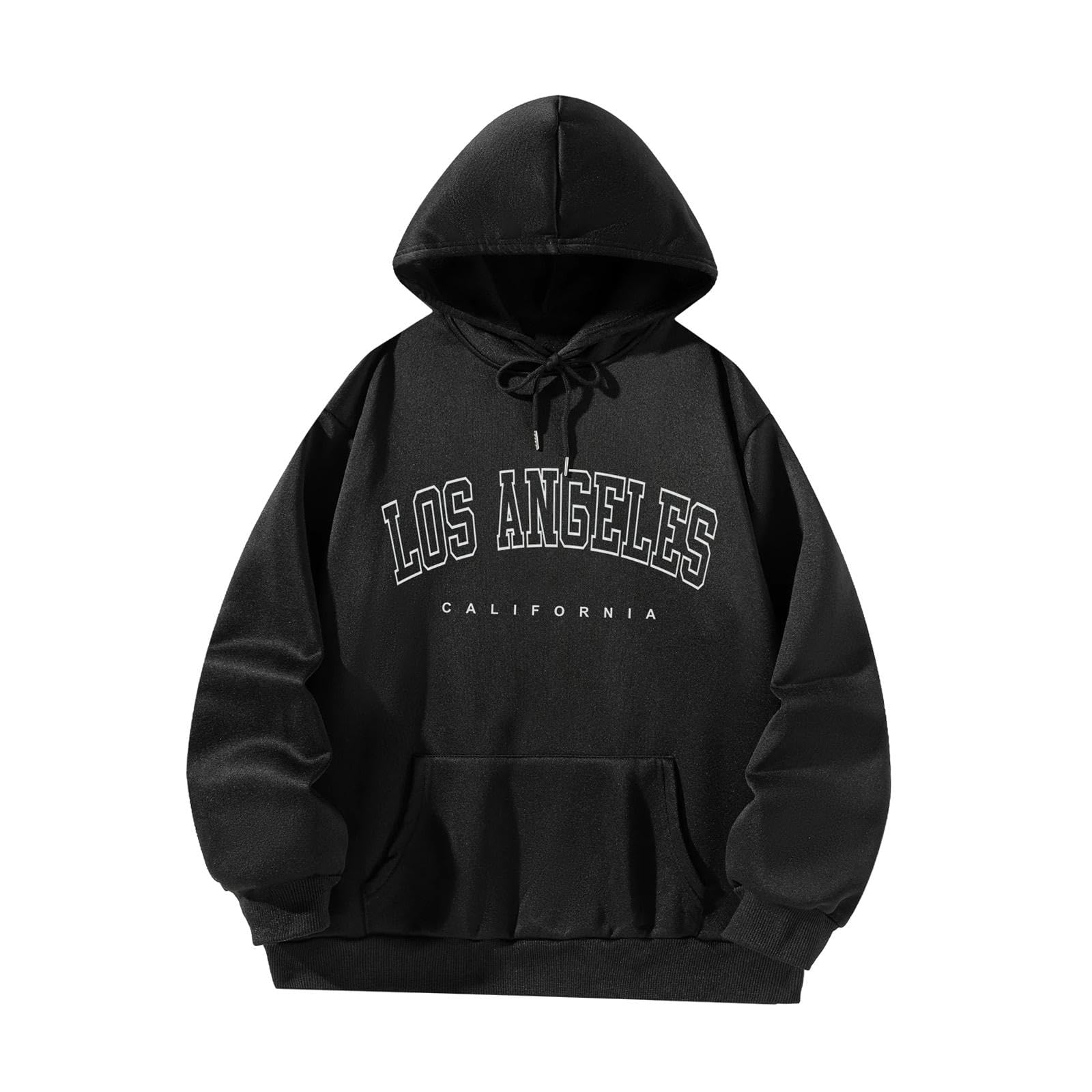 Hooded Sweatshirt Activewear Soft Tops Pullover for Vacation Fall XXL-image-43