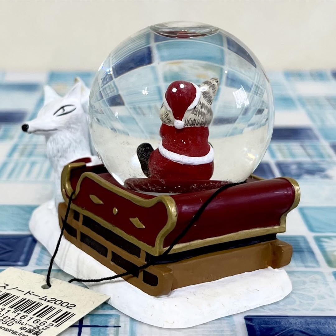 Amazon.co.jp: スノードーム 2002年 雪狼＆霜狼のソリ ダヤン : おもちゃ