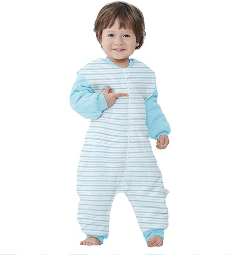 Miniatura 7 de LAT Baby Sleep Bag with Feet Winter, Wearable Blanket, Warm Sack for Toddler Thicken 2.5 TOG-Removable Sleeves