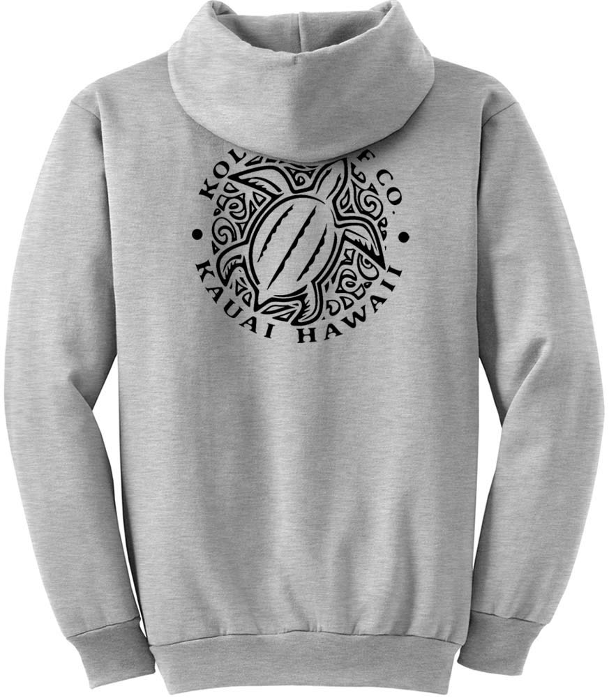 Joe's USA Koloa Hawaiian Turtle Logo Hoodies. Hooded Sweatshirts in Sizes S-5XL