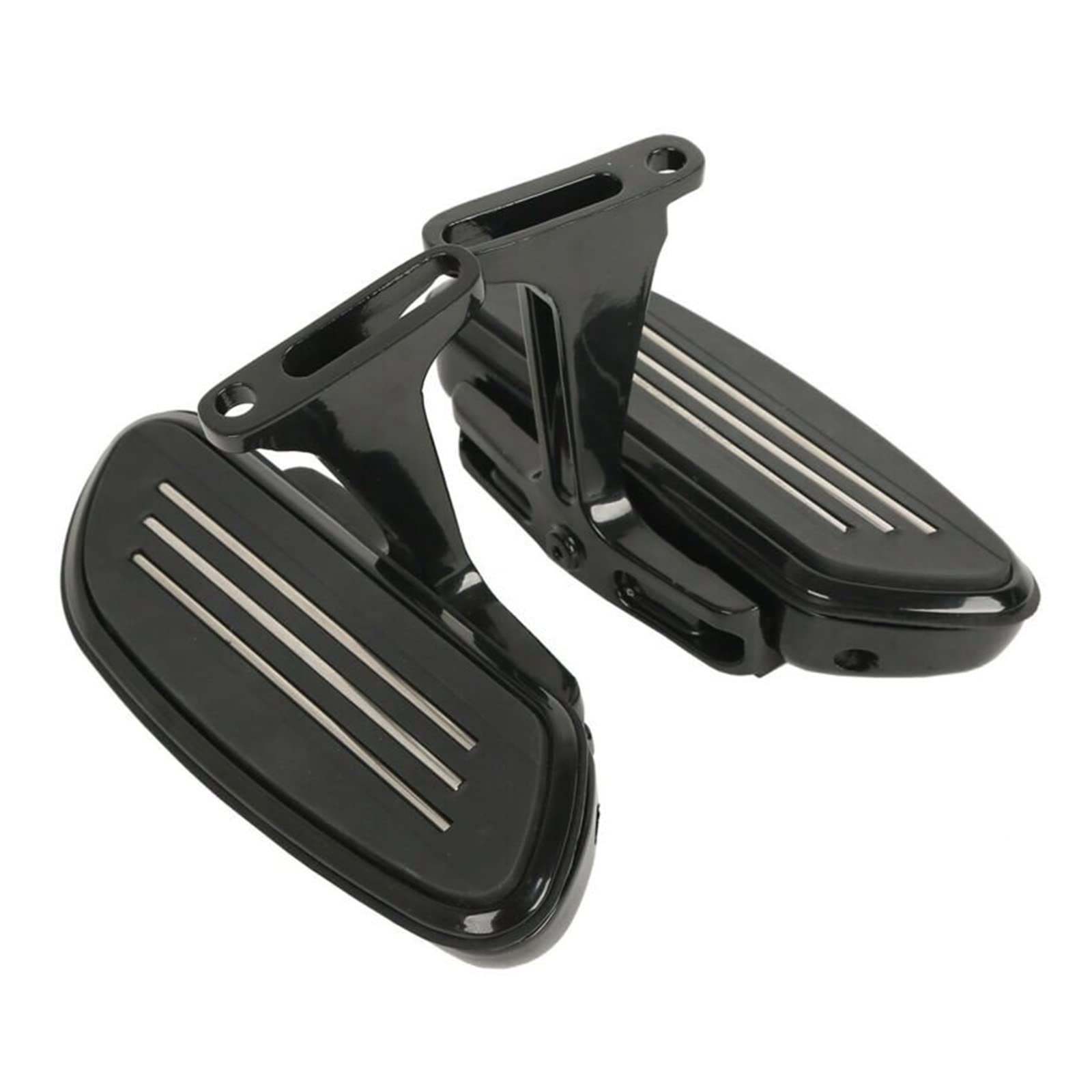 para Touring Road King Street Glide 1993-2021 2019 2020, Estriberas para Pasajeros De Motocicleta, Estriberas para Carretera (Color : Trasero)