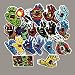 Santa Cruz Screaming Hand Skateboard Stickers Waterproof Vinyl Scrapbook Stickers Car Motorcycle Bicycle Luggage Decal 19pcs Pack (Santa Cruz)
