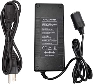 12V 6A Car Power Adapter 100-240V AC to 12V DC Power Socket Adapter Converter 72W Car Cigarette Lighter Socket Power Adapter Charger 6 Amp US Plug Household Cigarette Lighter for Car Devices Under 72W