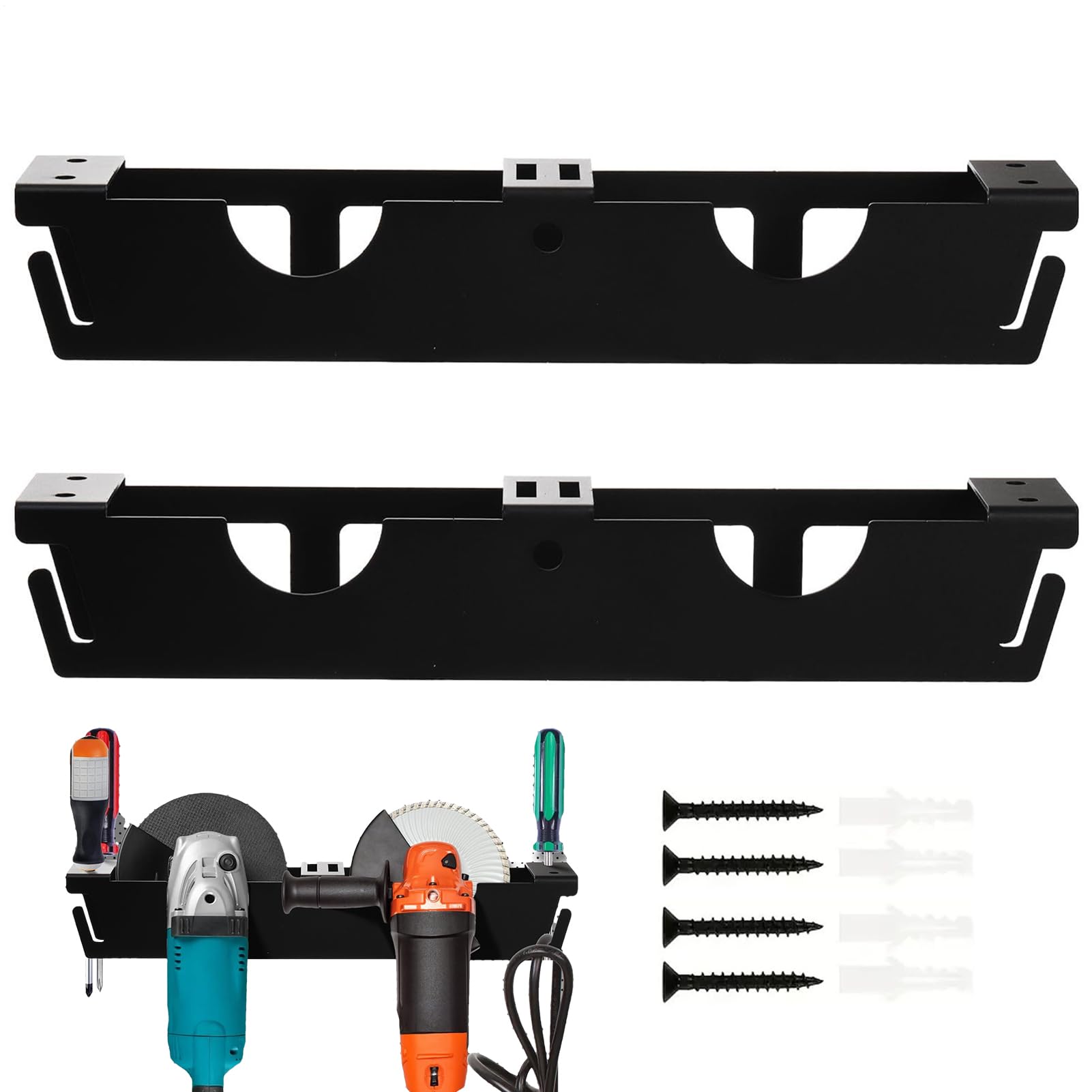 Support mural pour meuleuse d'angle pour ranger vos outils et câbles