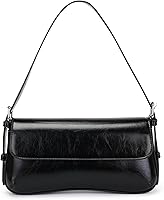 Vista 1 de Herald Pequeño bolso de hombro para mujer, bonito bolso de mano de moda con correa ajustable Negro