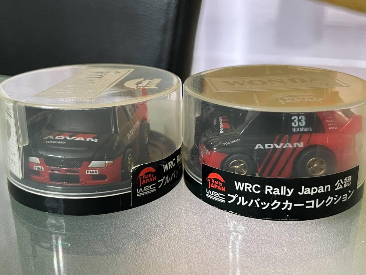 WRCミニカー 8台セット Subaru Impreza WRC ピンバッジセットとミニカー