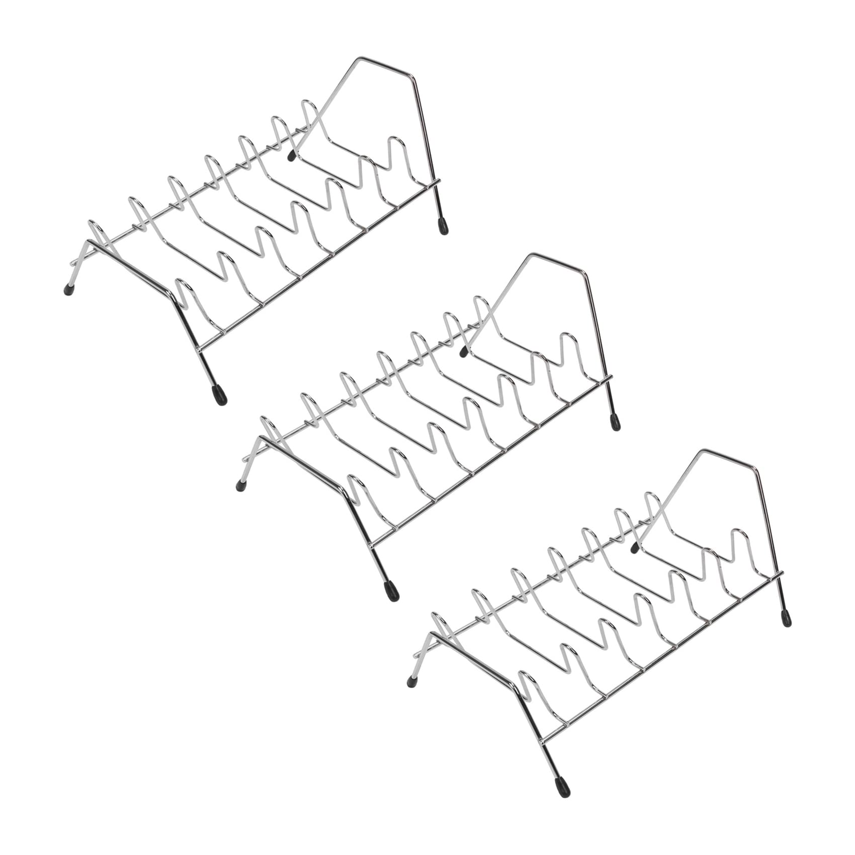 Hndhbfgrt 3X Dish Drying Rack Kitchen Dishes Rack & Plate Holder Dish Drainer