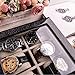 Produktbild NN Schmuck Box Box Schmuck Klavier Malkasten Massivholz-Uhr-mechanische Uhr-Anzeigen-Box Sammlung von dekorativen,S
