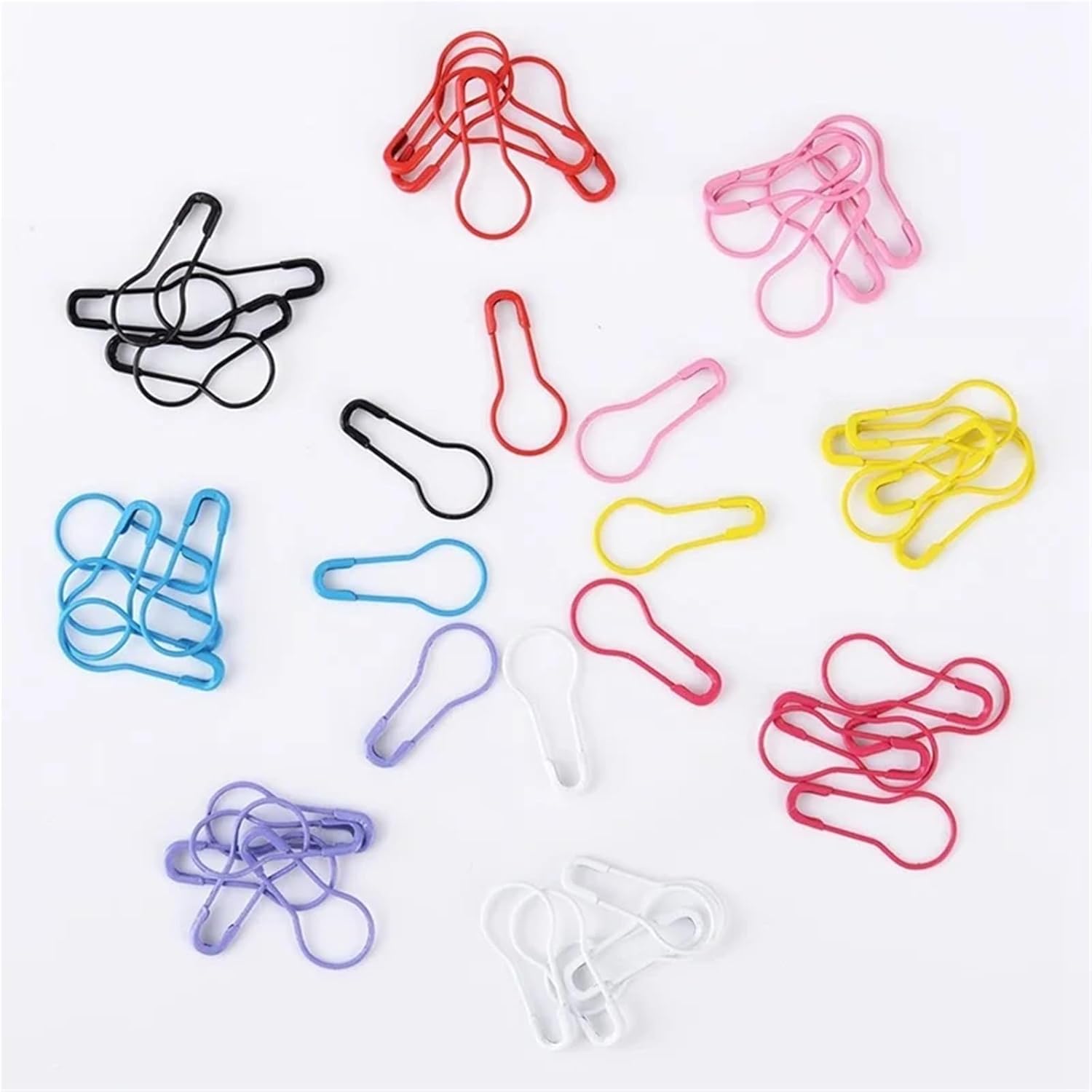 Safety Pins 10Box Metal Gourd Safety Pins DIY Handmade Sewing Tools with Quilting Box(Multi)