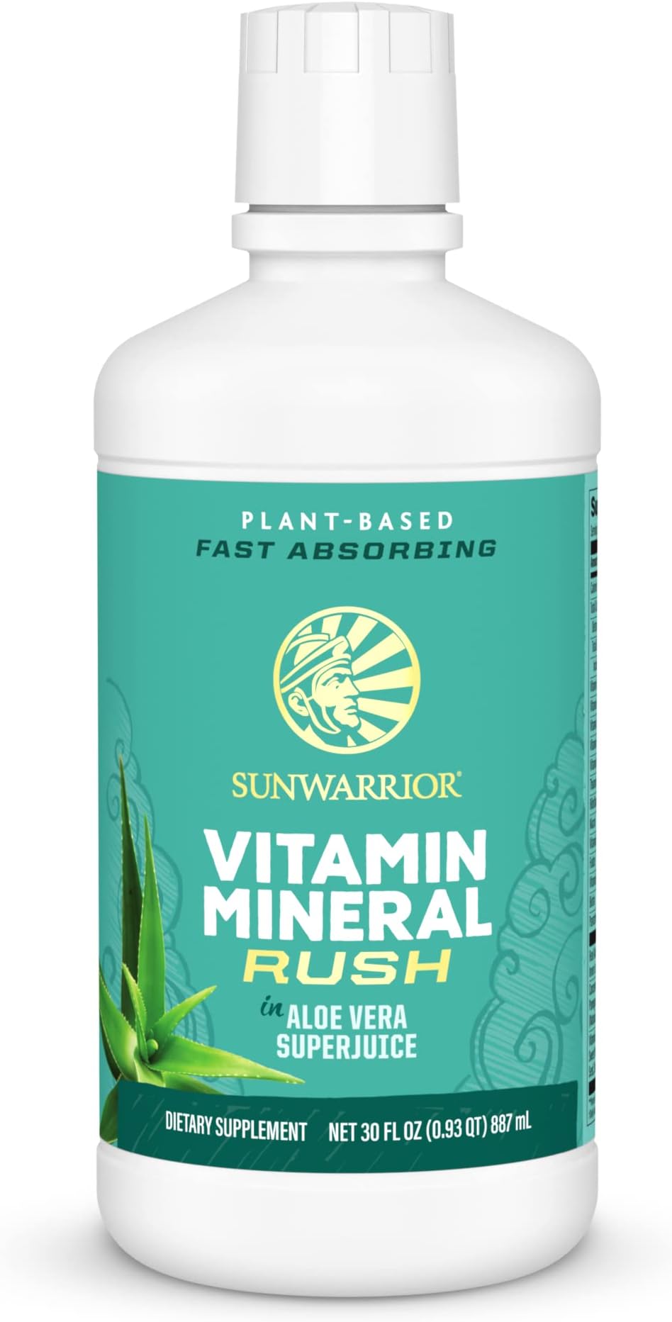 Liquid Multivitamin Supplements & Minerals Vegan Plant-Based with Aloe Vera for Men and Women | Energy & Immune Support Gluten Sugar Dairy Free | 30 Fl Oz