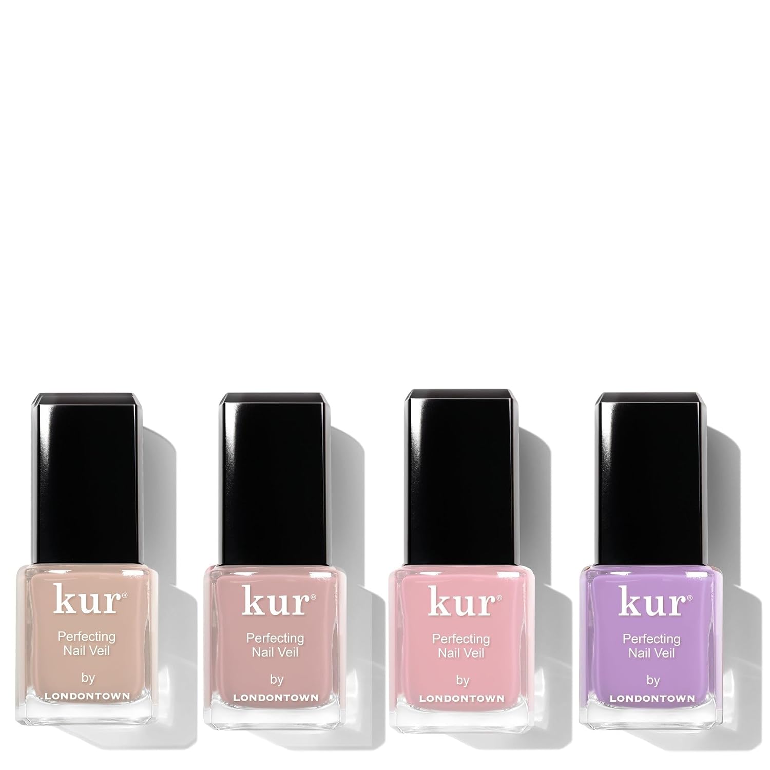 LONDONTOWN Nail Veil Enhancing Nail Care - Nail Protectant, Nail Strengthener, Natural Tint, Vegan and Cruelty-Free, Chip-Resistant