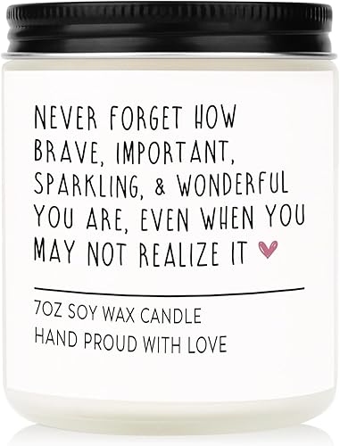 Velas perfumadas Regalos inspiradores para mujeres, regalos de cumpleaños para ella, alientoanimaciónregalos motivacionalespositivos para amigos,