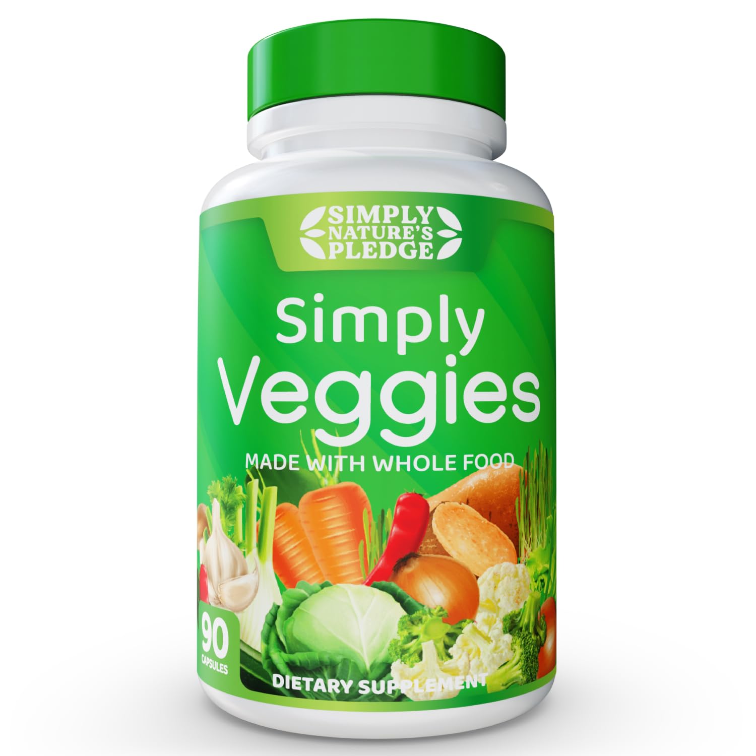 Simply Nature's Pledge - Made with Whole Food Superfoods, Packed with Beta Carotene & 18 Different Vegetables - 100% Soy Free