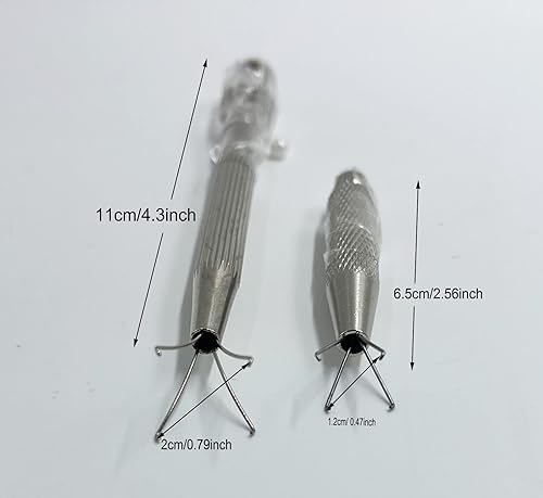 Miniatura 2 de Bolígrafo de espolvoreo, agarrador de perlas, herramienta de recogida de cuentas de caramelo de azúcar, soporte para grageas con 4 puntas,