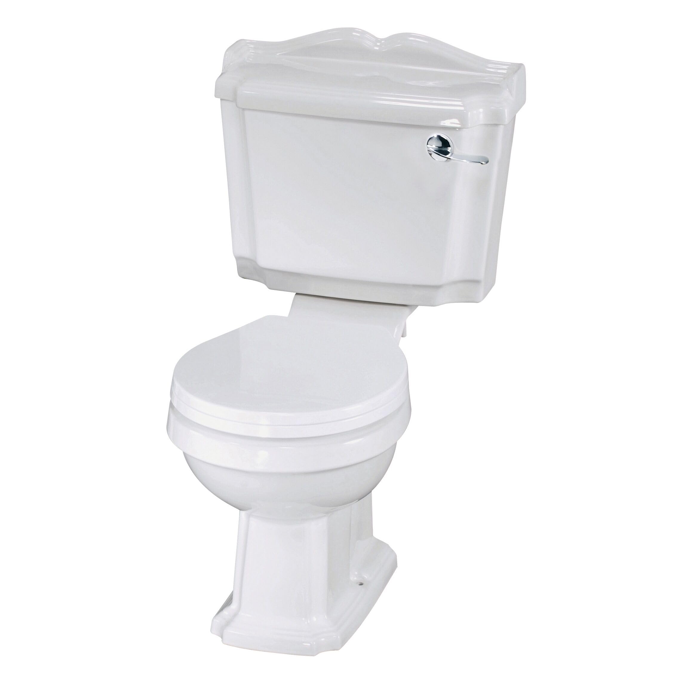 Balterley Traditional Classic Close Coupled Wc Toilet With CisternHandle & Seat855mm X 490mm from B&Q