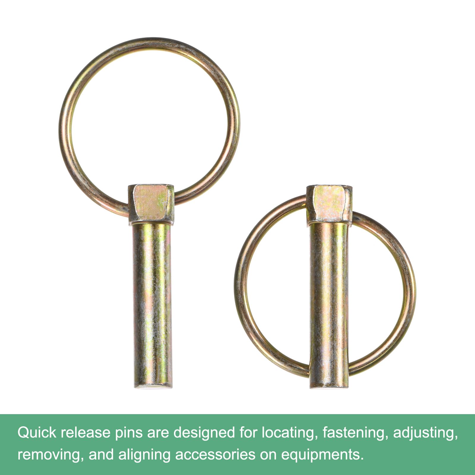 M METERXITY 4-Pack 25/64" Linch Pin with Ring - Image 4