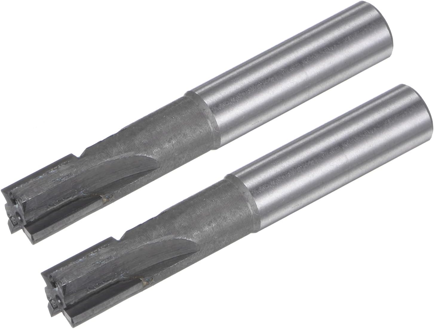 Square Nose End Mill, 12mm Cutting Dia Tungsten Carbide Tip 3 Straight Flutes Milling Cutter with 12mm Straight Shank, 2pcs