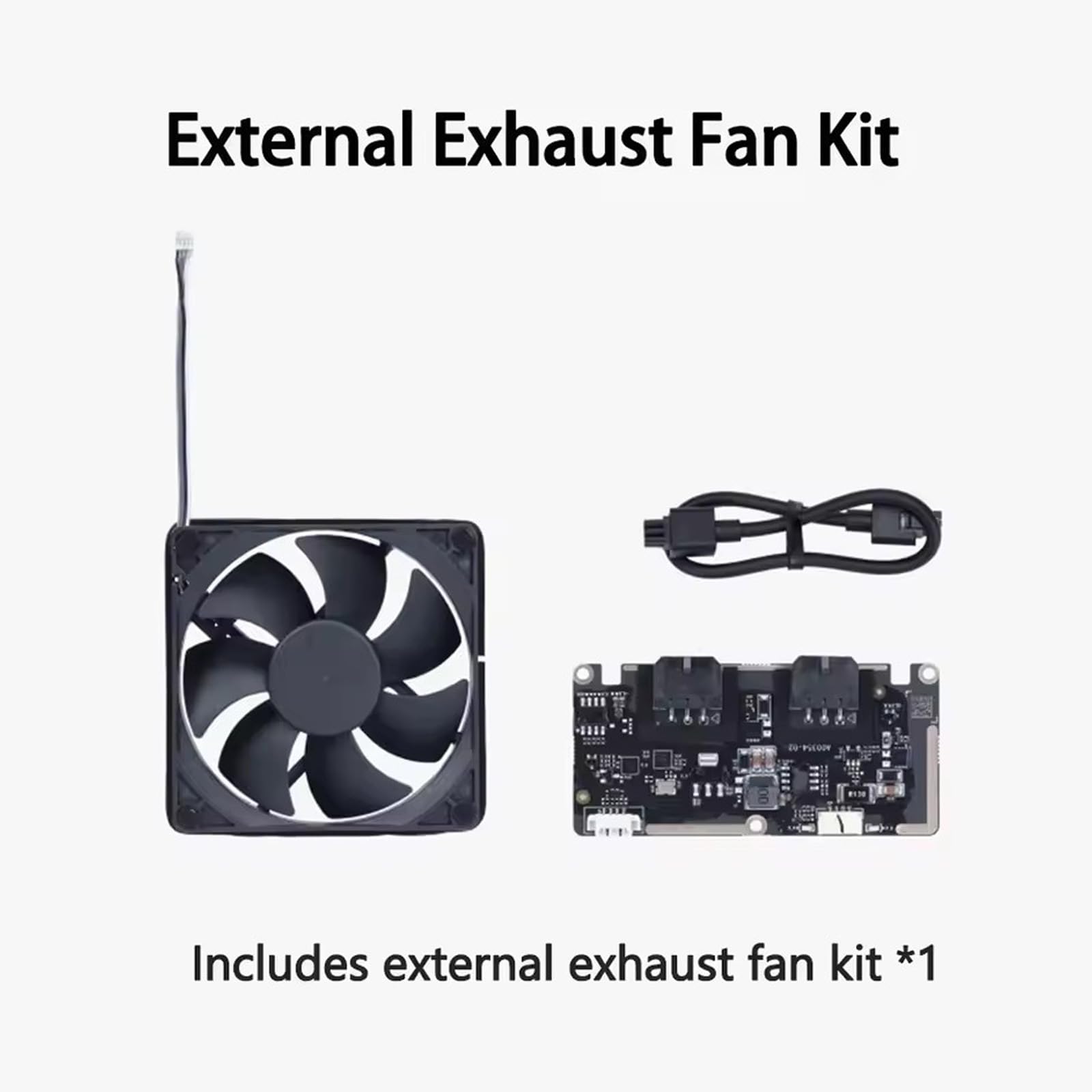 Ventilateur d'échappement externe pour imprimante 3D Lab P2S Construction en métal ABS Systèmes de ventilation active Ventilateur d'échappement actif externe
