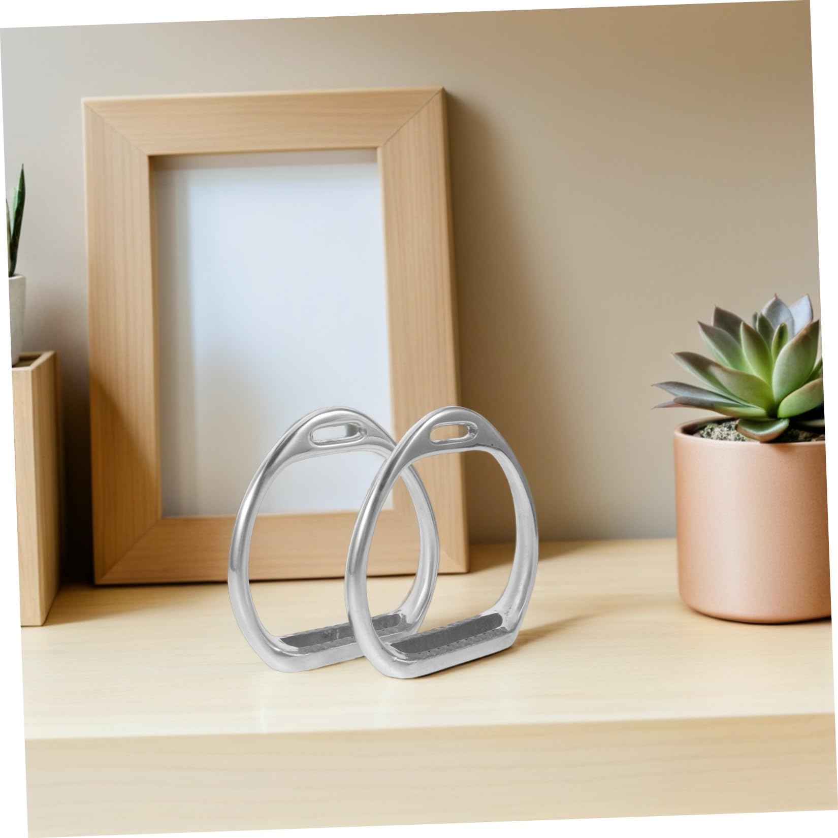Estribo de Silla de Montar Inglés, Estribo Ecuestre de Aleación de Aluminio, Plata, Fácil de Limpiar, Comodidad y Reducción de Fatiga, para Caballo y Silla de Montar, Equitación