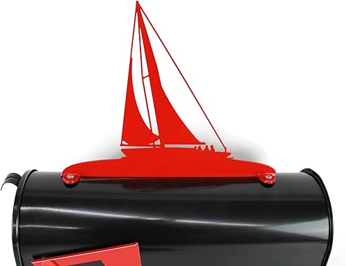 Vista 114 de Hobby, Recreation and Career Style Metal Powder Coated Mailbox Topper (Excavator, Matte Black) Negro mate,Dark Yellow,Blue,Copper,Gris-oscuro,Gloss