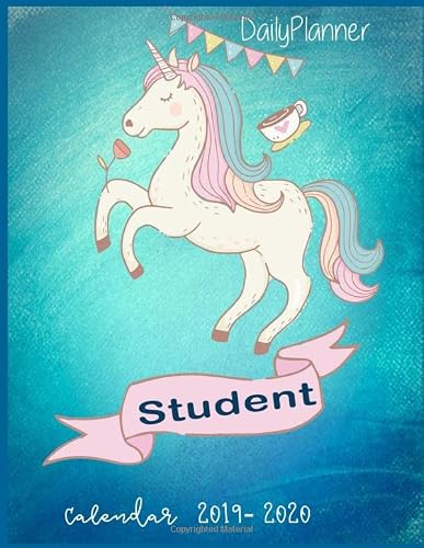 Student Daily Planner Calendar 2019-2020: Date Monthly July 2019-Jun2 2020 Organizer Academic year planner and journal
