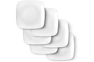 Corelle Square 6.5" Appetizer Plates (Set of 6)