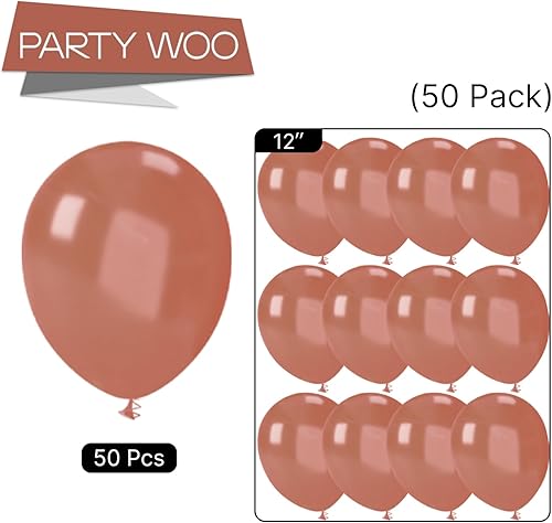 Vista 483 de PartyWoo Globos dorados metálicos, 50 globos metálicos dorados de 12 pulgadas, globos dorados para guirnalda de globos o arco de globos como