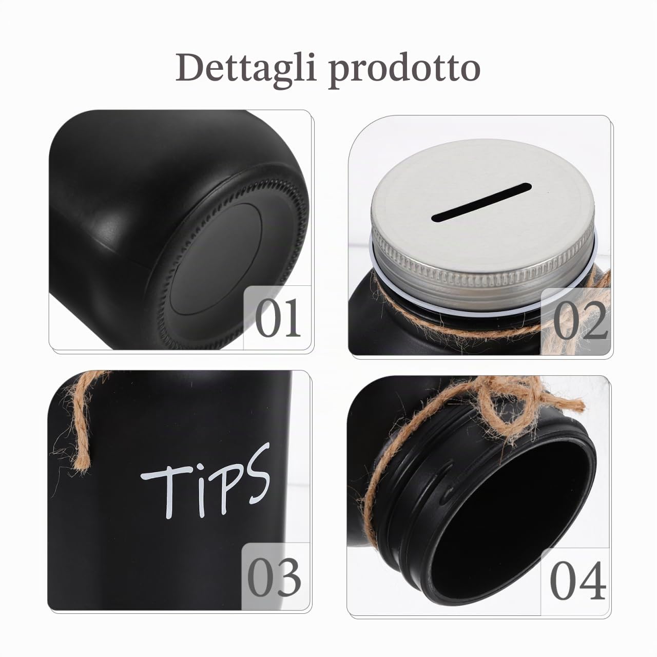 Salvadanaio in Per Adulti - Contenitore Di - Cassa Risparmio in Per Soldi - Design Elegante E Sicuro