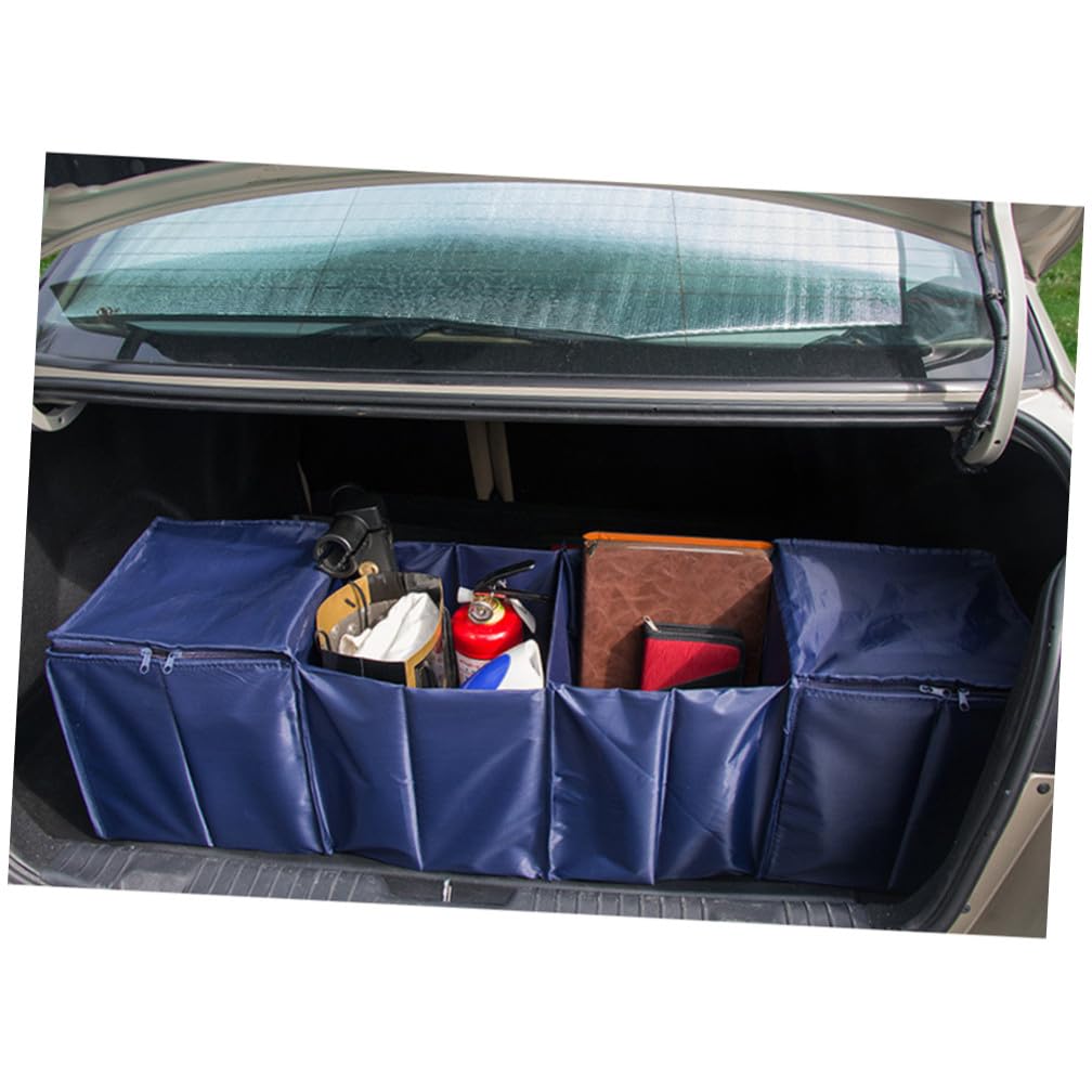 PRETYZOOM Scatola Organizer per Bagagliaio Auto Pieghevole 4 Griglie Pvc