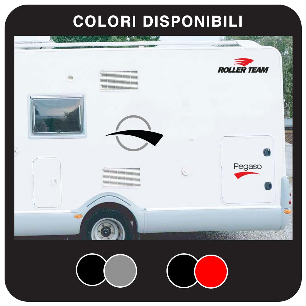 Prodotto: Kit-Camper_Ace_C - Kit Decalcomanie Adesivi Stickers Camper Ace - versione C - STS