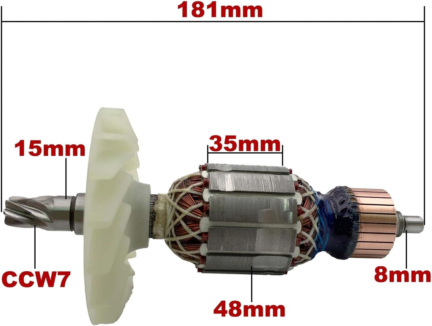 AC220-240V Armature Rotor Anchor Replacement for Rotary Hammer TE70
