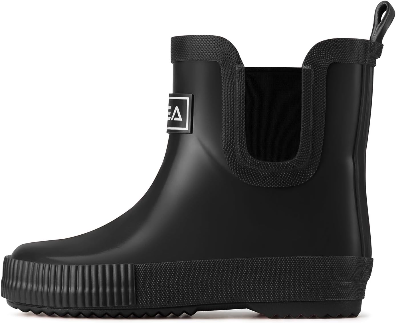 HISEA 100% Natural Rubber Boots for Kids Toddlers Ankle Rain Boots Waterproof Deck Shoes Boys Girls - Image 7