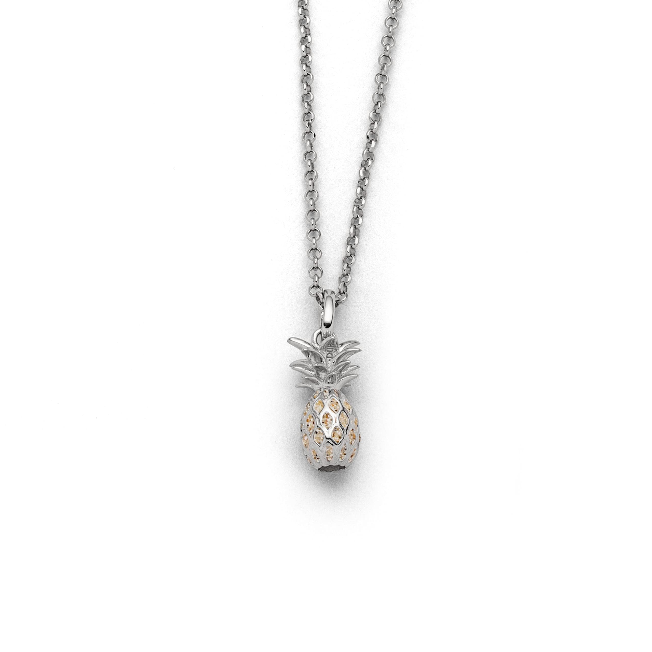 AeraVida Collar De Plata De Ley 925 Con Diseño De Lapislázuli Azul Y Yang De Equilibrio Sagrado | Delicado Collar De Plata De Ley Para Mujer | Accesorios De Collar De