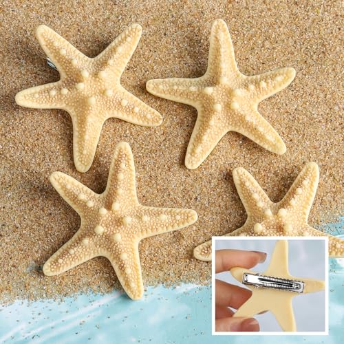 Pinzas en forma de estrella de mar, pack de 4 unidades miniatura 4