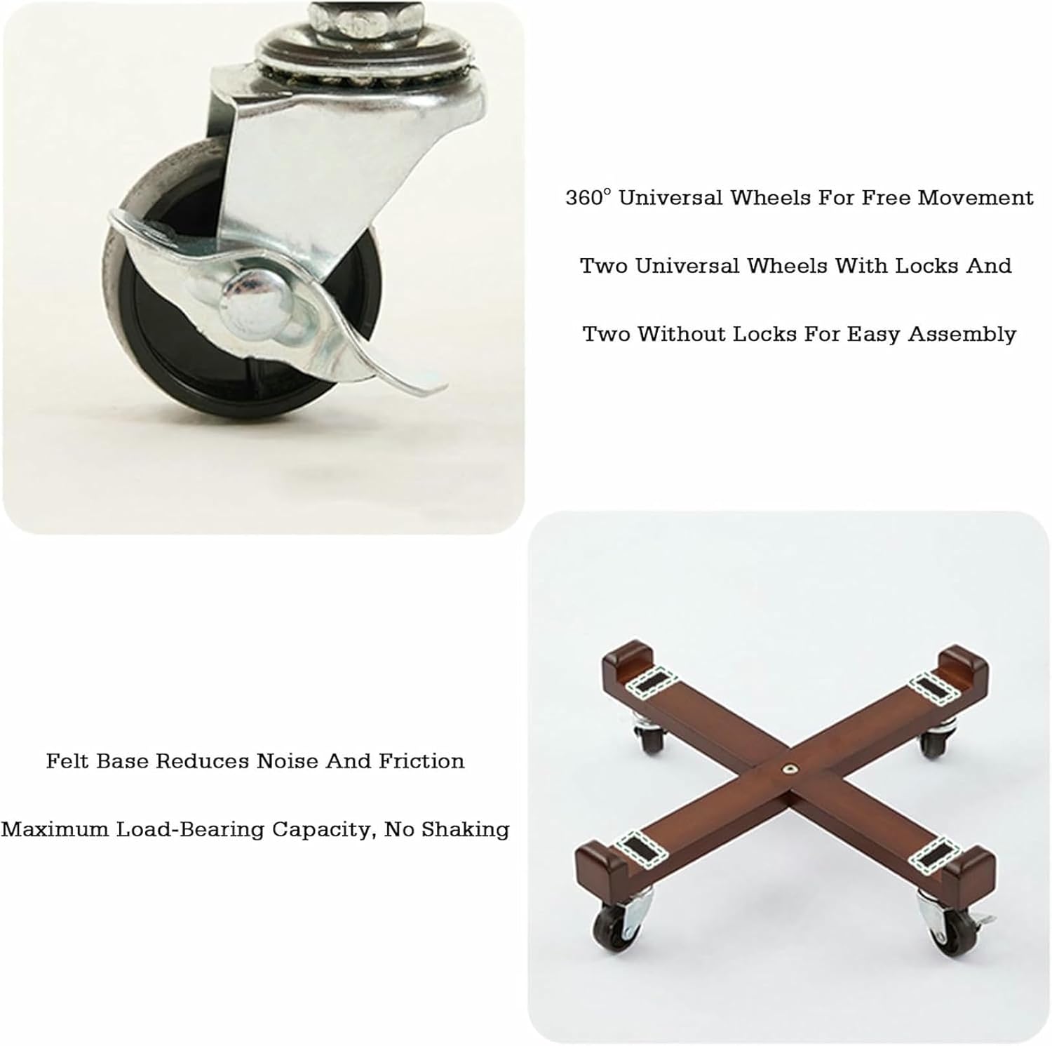 Top Stackable Round Stool,Wooden Side Table,Nesting Hidden Design,No Assembly Required for Bedroom Living Room Bar Dorm