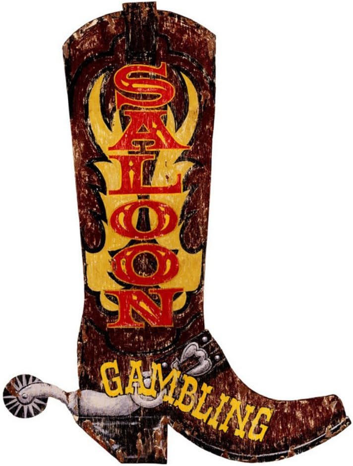 Boot Saloon Wall Art - 36W x 27H in.