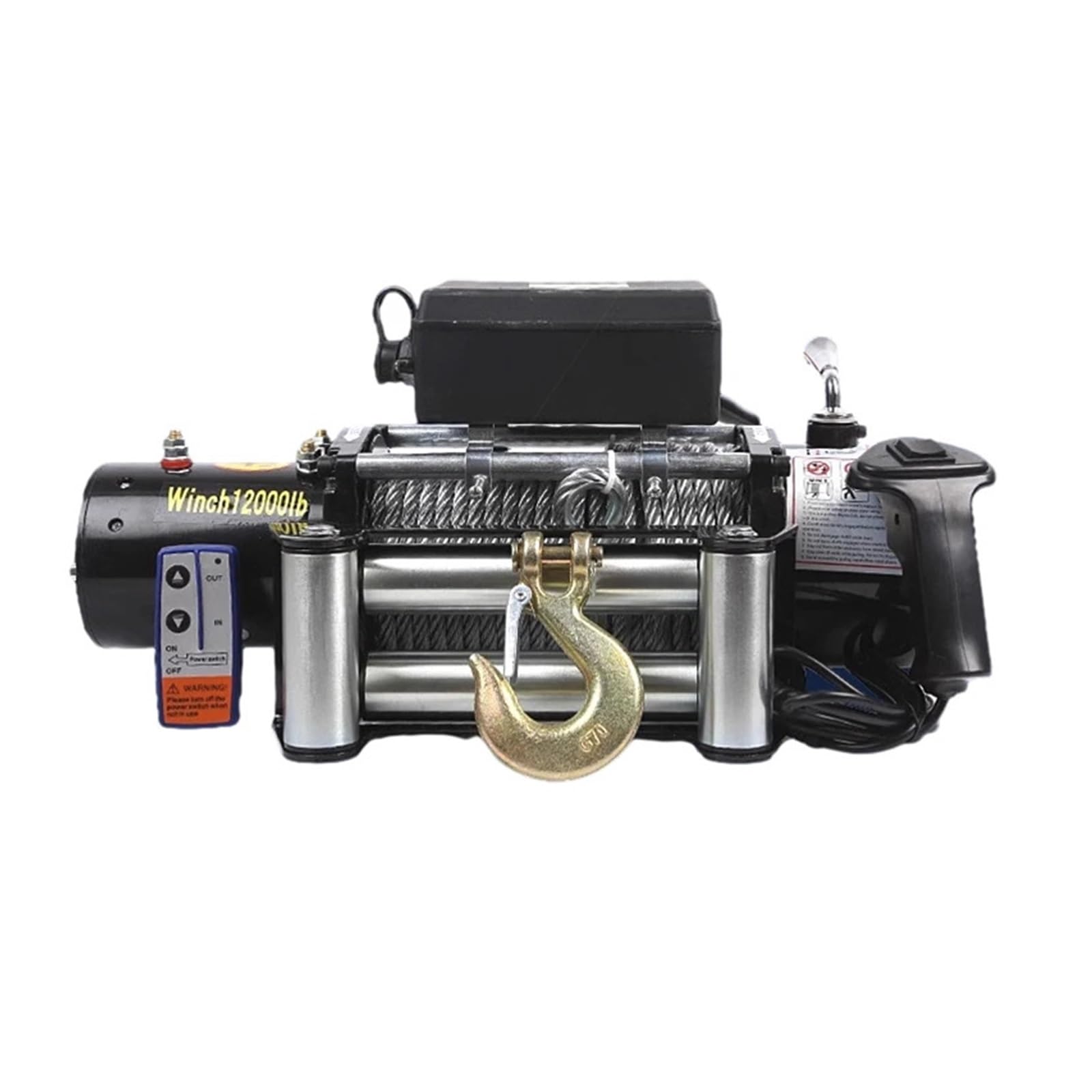 Car Electric Winch 12v Capstan 12000lbs High Speed
