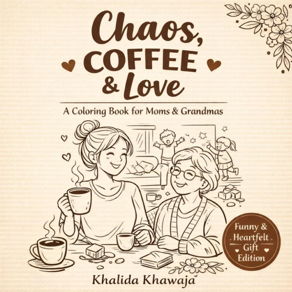 Chaos, Coffee & Love: A Coloring Book for Moms & Grandmas