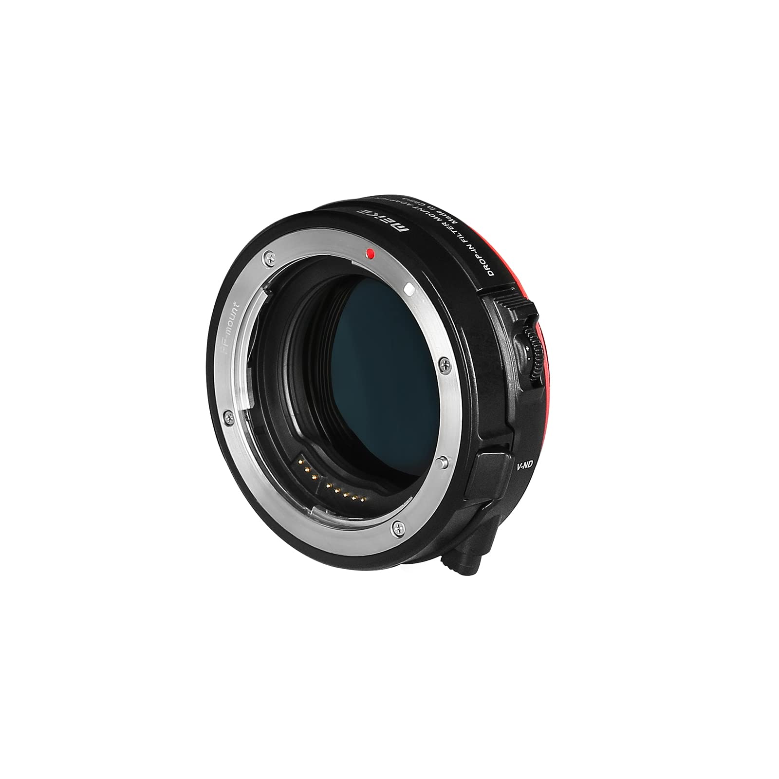 Adattatore EF a EOSR Mcoplus Filter Mount Con Filtro ND Variabile e Panno Puff Pulizia filtro - Dettaglio