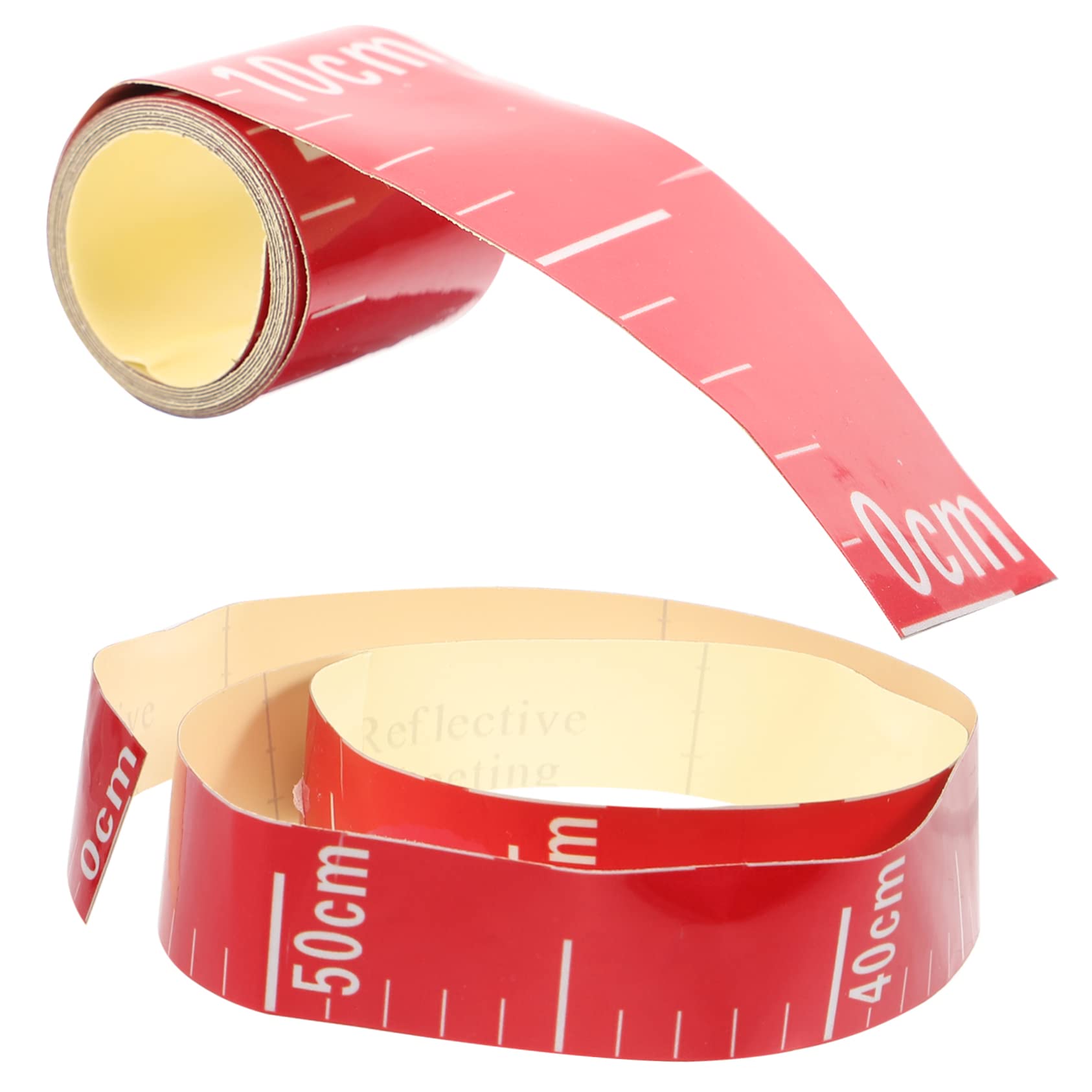 Mipcase Water Gauge Measuring Tool 2pcs Water Level Indicator Stickers Easy to Use for Pond and Lake Measurement