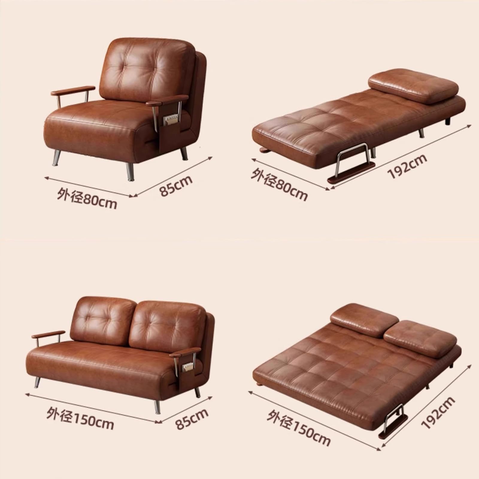 Amazon｜XinYshang ソファベッド 折りたたみ 3WAY クッション付