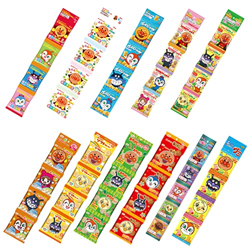 アンパンマン 4連 小袋 お菓子 11種 各1個 計11個 詰め合わせ アソート セット【商標登録番号 第6662120】