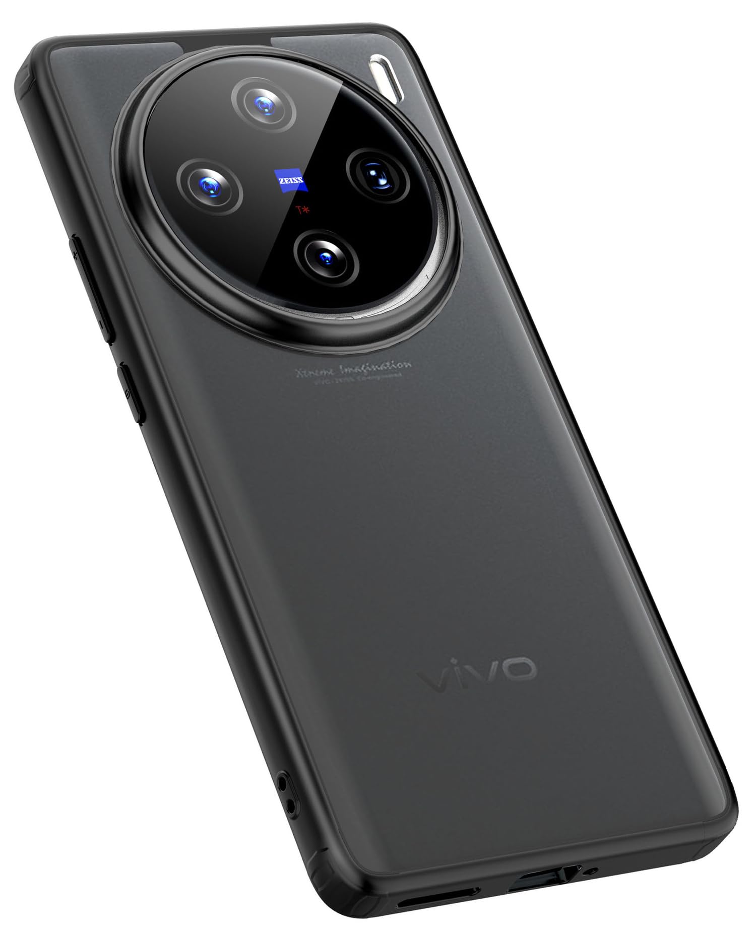 Kapa Shield Frosted Acrylic Back Shock Proof Case Cover for Vivo X100 (Black) (B0CV5CQ7NF) Amazon Price History, Amazon Price Tracker