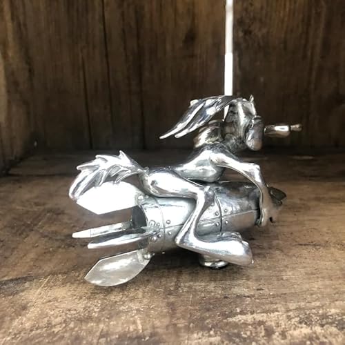 image for CAKEASY Coyote Rocket Hood Ornament, Cartoon Vintage Car Decoration, V