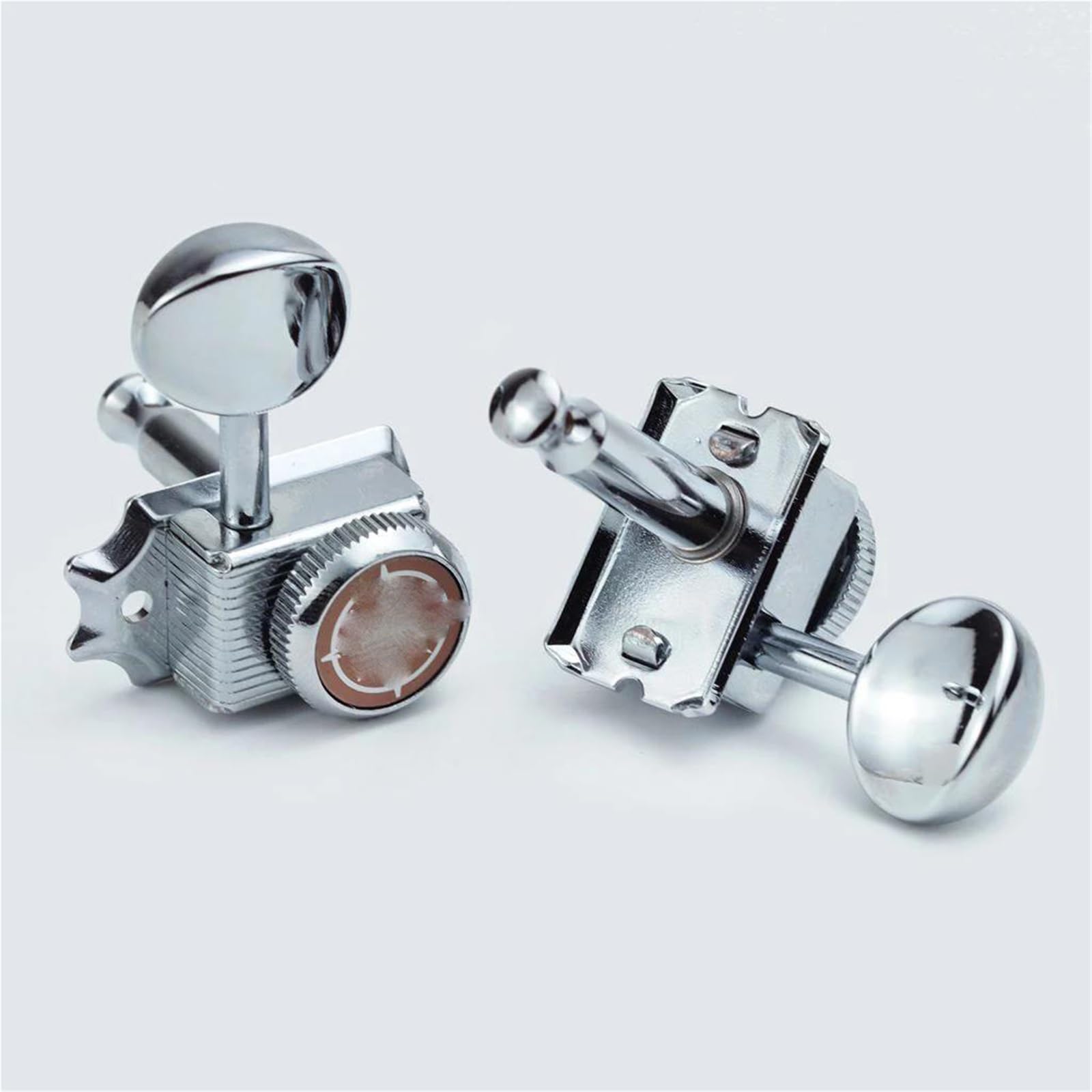 Clavijas Afinación Guitarra Juego De 6 Afinadores Guitarra Con Bloqueo (clavijas) Para Guitarras Estilo ST/TL(Chrome)