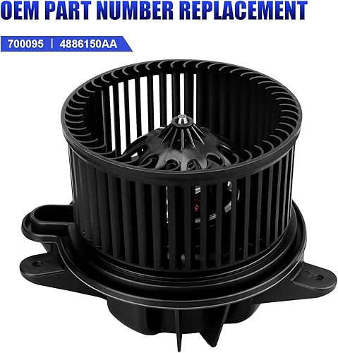 Miniatura 4 de Ventilador de motor de ventilador de CA delantero para Jeep Cherokee Wrangler TJ 1997 1998 1999 2000 2001 HVAC Calentador Motor Soplador Repuesto #